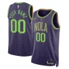 Classico Splendido Stupendo New Orleans Pelicans Nike Unisex 2024/25 Custom Swingman Jersey City Edition Purple per i devoti sostenitori