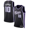 Bellissimo Carino Domantas Sabonis Sacramento Kings Nike Unisex Swingman Jersey Association Edition Black per i devoti sostenitori
