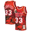 Bellissimo Versatile Alonzo Mourning Miami Heat 1996/97 Hardwood Classics Lunar New Year Swingman Jersey Red per i devoti sostenitori
