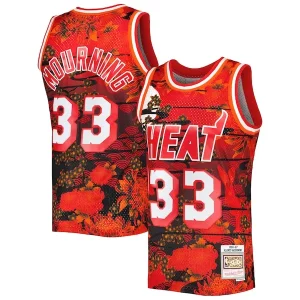 Bellissimo Versatile Alonzo Mourning Miami Heat 1996/97 Hardwood Classics Lunar New Year Swingman Jersey Red per i devoti sostenitori