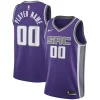 Trendy Resistente Fantastico Sacramento Kings Nike Swingman Custom Jersey Purple Icon Edition per i devoti sostenitori