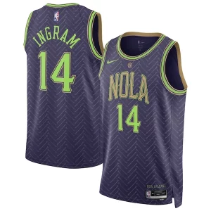 Eccezionale Fantastico Brandon Ingram New Orleans Pelicans Nike Unisex 2024/25 Swingman Player Jersey City Edition Purple per i devoti sostenitori