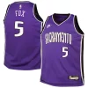 Classico De'Aaron Fox Sacramento Kings Nike Youth 2024/25 Swingman Jersey Purple Classic Edition per i devoti sostenitori