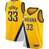 Pratico Fascinante Incantevole Myles Turner Indiana Pacers Nike Swingman Jersey Gold Statement Edition per i devoti sostenitori