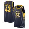 Elegante Versatile Accattivante Pascal Siakam Indiana Pacers Nike Unisex Swingman Jersey Icon Edition Navy per i devoti sostenitori