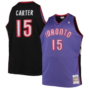 Versatile Vince Carter Toronto Raptors Big & Tall 1999/00 Hardwood Classics Swingman Jersey Purple/White per i devoti sostenitori