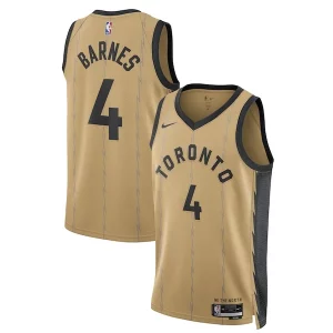 Carino Pratico Meraviglioso Scottie Barnes Toronto Raptors Nike Unisex 2023/24 Swingman Jersey Gold City Edition per i devoti sostenitori
