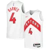 Duraturo Cool Scottie Barnes Toronto Raptors Nike Youth Swingman Jersey Association Edition White/Red per i devoti sostenitori