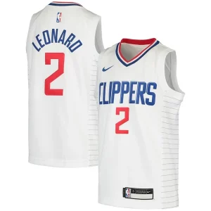 Bellissimo Delizioso Fascinante Kawhi Leonard LA Clippers Nike Youth 2020/21 Swingman Jersey Association Edition White/Royal per i devoti sostenitori