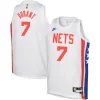 Attraente Splendido Cool Kevin Durant Brooklyn Nets Nike Youth 2022/23 Swingman Jersey White Classic Edition per i devoti sostenitori