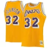 Ottimo Magic Johnson Los Angeles Lakers 1984/85 Hardwood Classics Swingman Jersey Gold/Purple per i devoti sostenitori