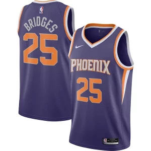 Stupendo Attraente Bellissimo Mikal Bridges Phoenix Suns Nike 2020/21 Swingman Player Jersey Icon Edition Purple per i devoti sostenitori