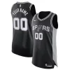Magnifico Ottimo San Antonio Spurs Nike Authentic Custom Jersey Black Icon Edition per i devoti sostenitori