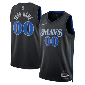 Delizioso Dallas Mavericks Nike Unisex 2023/24 Custom Swingman Jersey Black City Edition per i devoti sostenitori