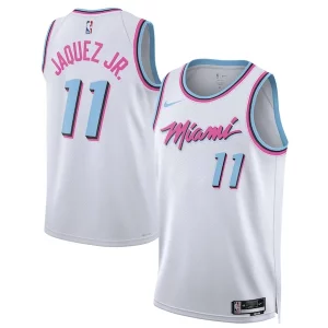 Incantevole Jaime Jaquez Jr. Miami Heat Nike Unisex 2024/25 Swingman Player Jersey City Edition White per i devoti sostenitori