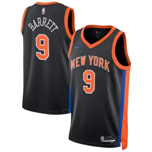 Pratico Cool Bellissimo RJ Barrett New York Knicks Nike Unisex 2022/23 Swingman Jersey City Edition Black per i devoti sostenitori