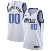 Carino Eccezionale Dallas Mavericks Nike Custom Swingman Jersey White Association Edition per i devoti sostenitori