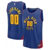Accattivante Denver Nuggets Fast Break Custom Jersey Statement Edition Blue/Navy per i devoti sostenitori