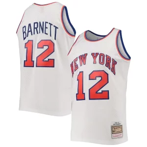 Prestigioso Fantastico Dick Barnett New York Knicks 1969/70 Hardwood Classics Swingman Jersey White per i devoti sostenitori