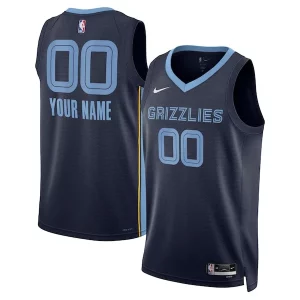 Bellissimo Pratico Delizioso Memphis Grizzlies Nike Unisex Swingman Custom Jersey Navy Icon Edition per i devoti sostenitori