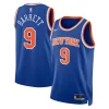 Incantevole Magnifico Accattivante RJ Barrett New York Knicks Nike Unisex Swingman Jersey Icon Edition Blue per i devoti sostenitori