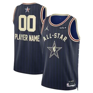 Gorgeous Jordan Brand Unisex 2024 NBA All Star Game Swingman Custom Jersey Navy per i devoti sostenitori