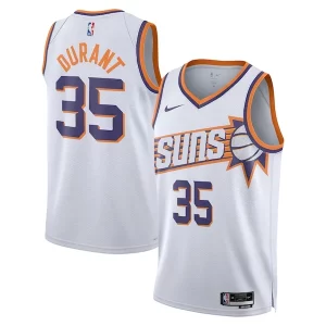 Meraviglioso Incantevole Fantastico Kevin Durant Phoenix Suns Nike Unisex Swingman Jersey Association Edition White/Purple  per i devoti sostenitori