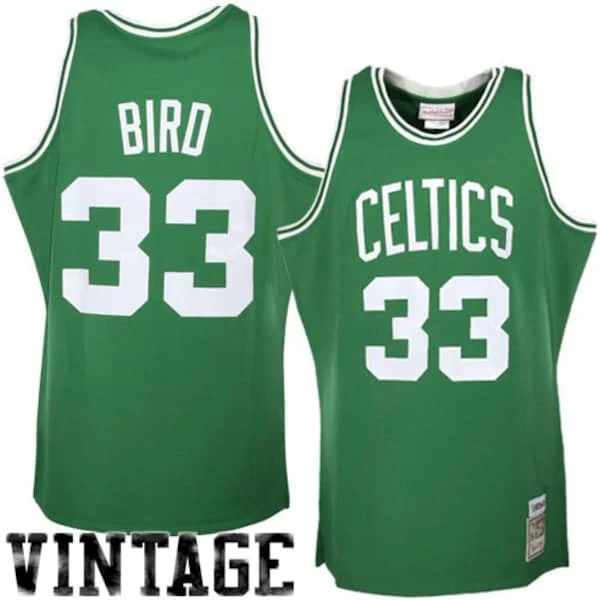 Splendido Stupendo Lussuoso Larry Bird Boston Celtics 1985/86 Hardwood Classics Authentic Jersey Kelly Green per i devoti sostenitori