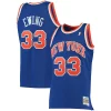 Prestigioso Patrick Ewing New York Knicks 1991/92 Big & Tall Hardwood Classics Swingman Jersey Blue per i devoti sostenitori