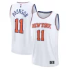 Trendy Elegante Jalen Brunson New York Knicks Fast Break Replica Player Jersey Association Edition White per i devoti sostenitori