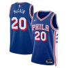 Meraviglioso Splendido Jared McCain Philadelphia 76ers Nike Swingman Jersey Icon Edition Royal per i devoti sostenitori