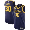 Splendido Resistente Stephen Curry Golden State Warriors Jordan Brand Authentic Player Jersey Statement Edition Royal per i devoti sostenitori