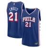 Duraturo Stupendo Joel Embiid Philadelphia 76ers Fast Break Replica Player Jersey Icon Edition Royal per i devoti sostenitori