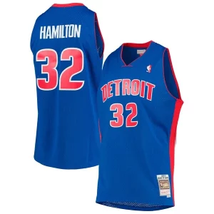 Meraviglioso Richard Hamilton Detroit Pistons 2003/04 Hardwood Classics Swingman Jersey Blue per i devoti sostenitori