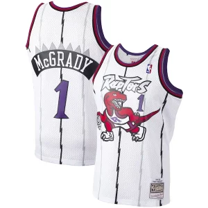 Fascinante Tracy McGrady Toronto Raptors 1998/99 Hardwood Classics Swingman Jersey White per i devoti sostenitori
