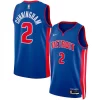 Incantevole Cade Cunningham Detroit Pistons Nike Unisex Swingman Jersey Icon Edition Blue/White per i devoti sostenitori