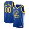 Prestigioso Golden State Warriors Nike Unisex Swingman Custom Jersey Royal Icon Edition per i devoti sostenitori