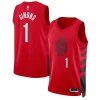 Meraviglioso Ottimo Anfernee Simons Portland Trail Blazers Jordan Brand Unisex Swingman Jersey Statement Edition Red per i devoti sostenitori