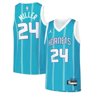 Eccezionale Brandon Miller Charlotte Hornets Nike Youth Swingman Jersey Icon Edition Teal per i devoti sostenitori