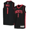 Stupendo Trendy Carino John Wall Houston Rockets Nike Youth 2020/21 Swingman Player Jersey Earned Edition Black per i devoti sostenitori