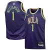 Prestigioso Sofisticato Zion Williamson New Orleans Pelicans Nike Youth 2024/25 Swingman Player Jersey City Edition Purple per i devoti sostenitori