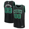 Lussuoso Duraturo Boston Celtics Youth Custom Fast Break Jersey Black Statement Edition/Kelly Green/White per i devoti sostenitori