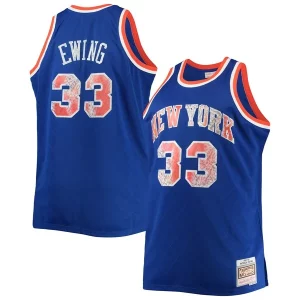 Eccezionale Trendy Patrick Ewing New York Knicks Big & Tall 1991/92 NBA 75th Anniversary Diamond Swingman Jersey Blue per i devoti sostenitori