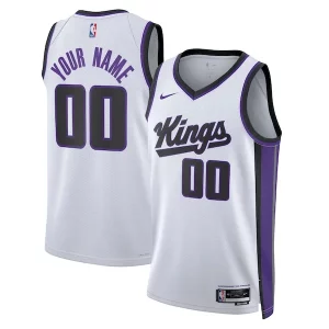 Fantastico Elegante Sofisticato Sacramento Kings Nike Unisex Swingman Custom Jersey Association Edition White per i devoti sostenitori
