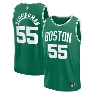 Trendy Baylor Scheierman Boston Celtics 2024 NBA Draft Fast Break Player Jersey Icon Edition Kelly Green per i devoti sostenitori