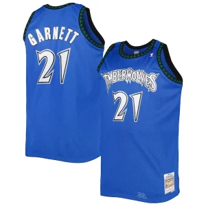 Splendido Kevin Garnett Minnesota Timberwolves Big & Tall Hardwood Classics 2003/04 Swingman Jersey Blue per i devoti sostenitori