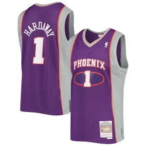 Accattivante Attraente Prestigioso Penny Hardaway Phoenix Suns 2001/02 Hardwood Classics Swingman Jersey Purple/White per i devoti sostenitori