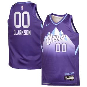 Moderno Magnifico Robusto Jordan Clarkson Utah Jazz Nike Youth 2024/25 Swingman Player Jersey City Edition Purple per i devoti sostenitori