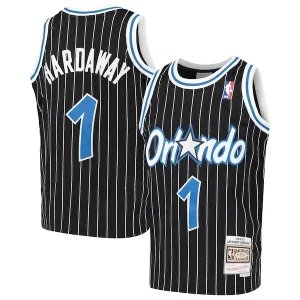 Eccezionale Versatile Penny Hardaway Orlando Magic Youth Hardwood Classics Swingman Throwback Jersey Black per i devoti sostenitori