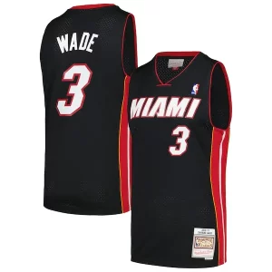 Fantastico Elegante Prestigioso Dwyane Wade Miami Heat 2012/13 Hardwood Classics Swingman Jersey Black per i devoti sostenitori